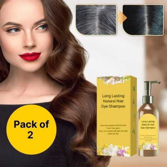 ✨Japanese Long Lasting Natural Hair Dye Shampoo 🔥 Buy 1 Get 1 Free 🔥